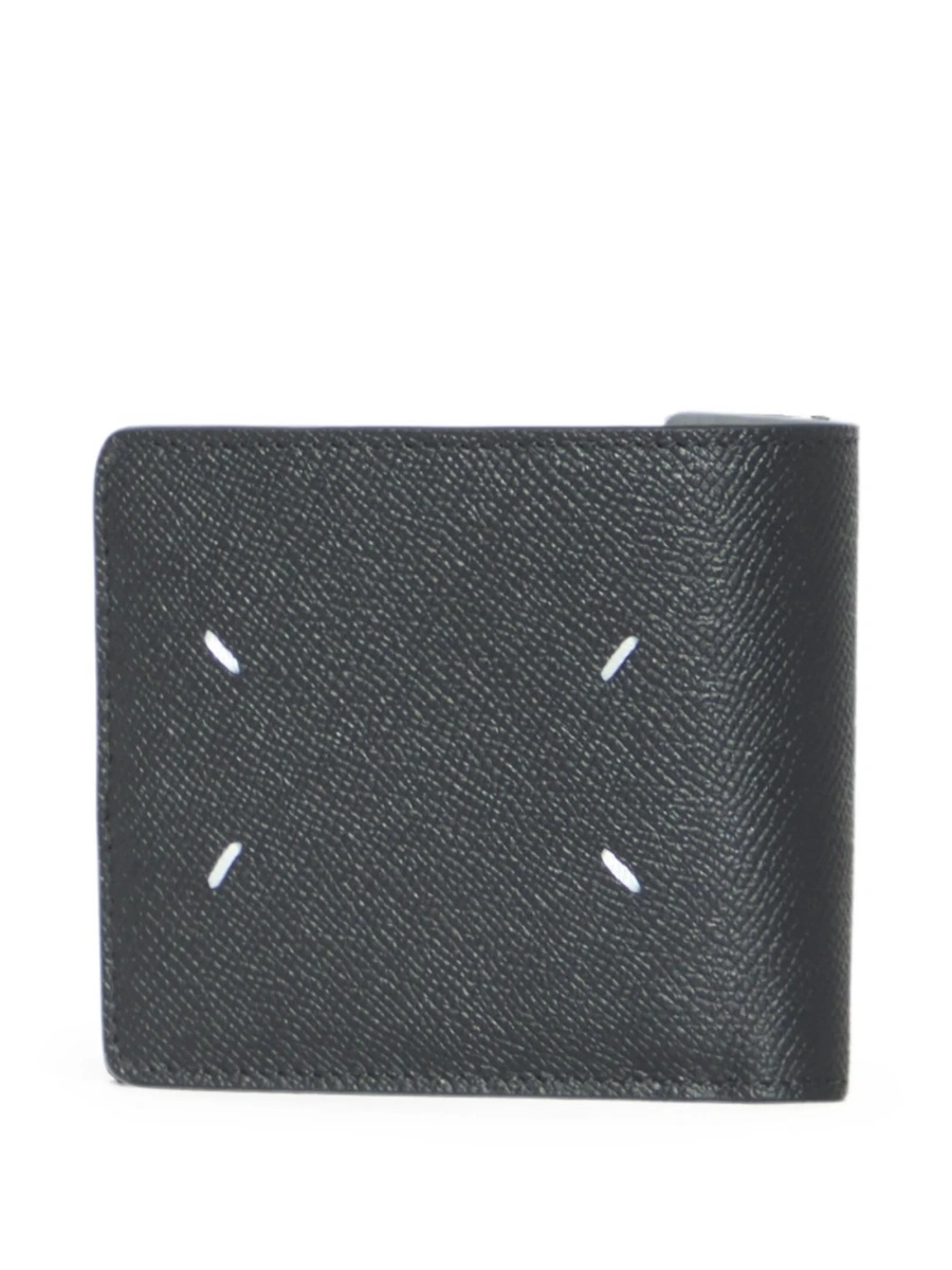 Portofel Maison Margiela negru din piele - Img 2