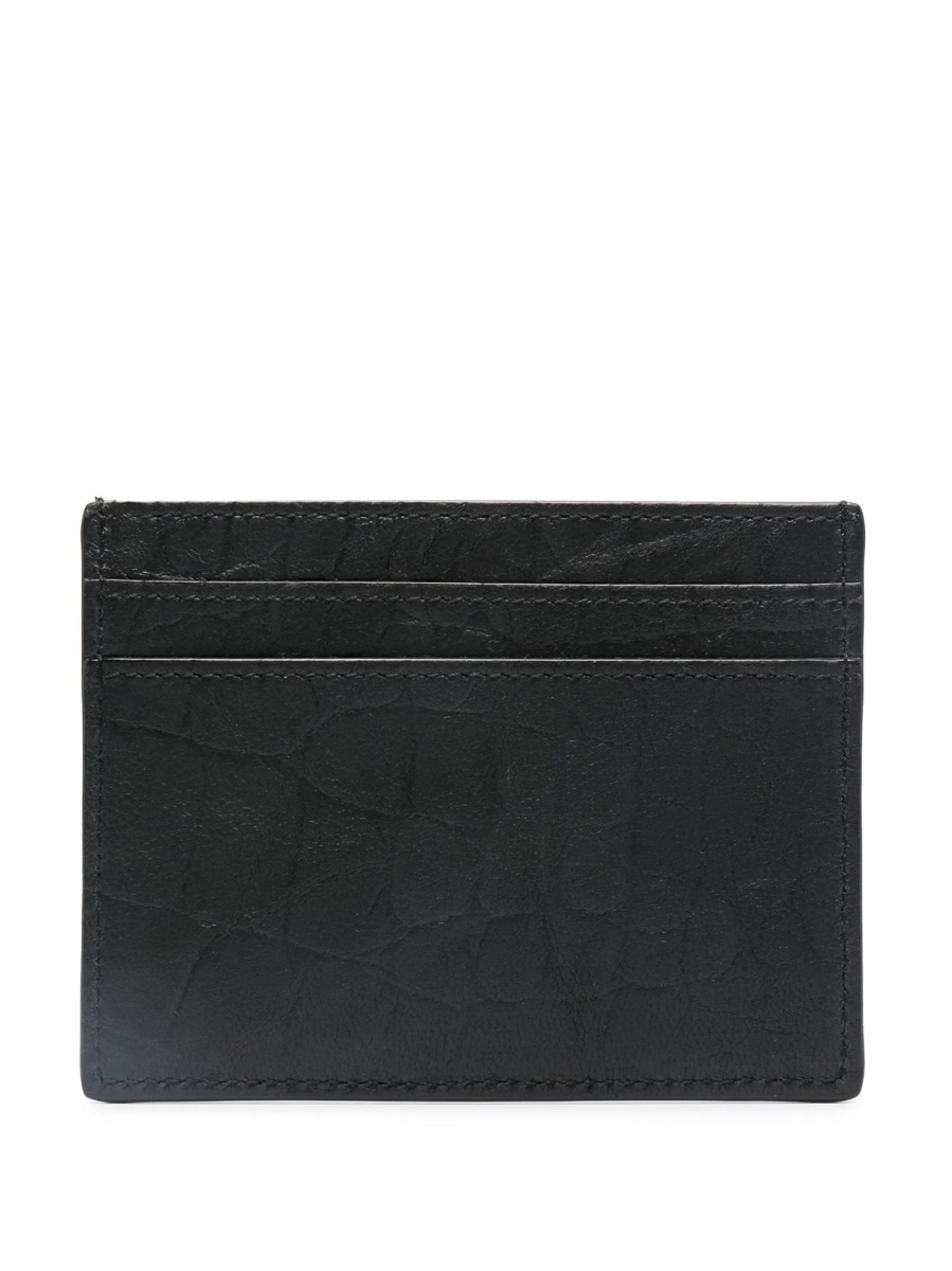 Portofel Saint Laurent negru din piele - Img 2