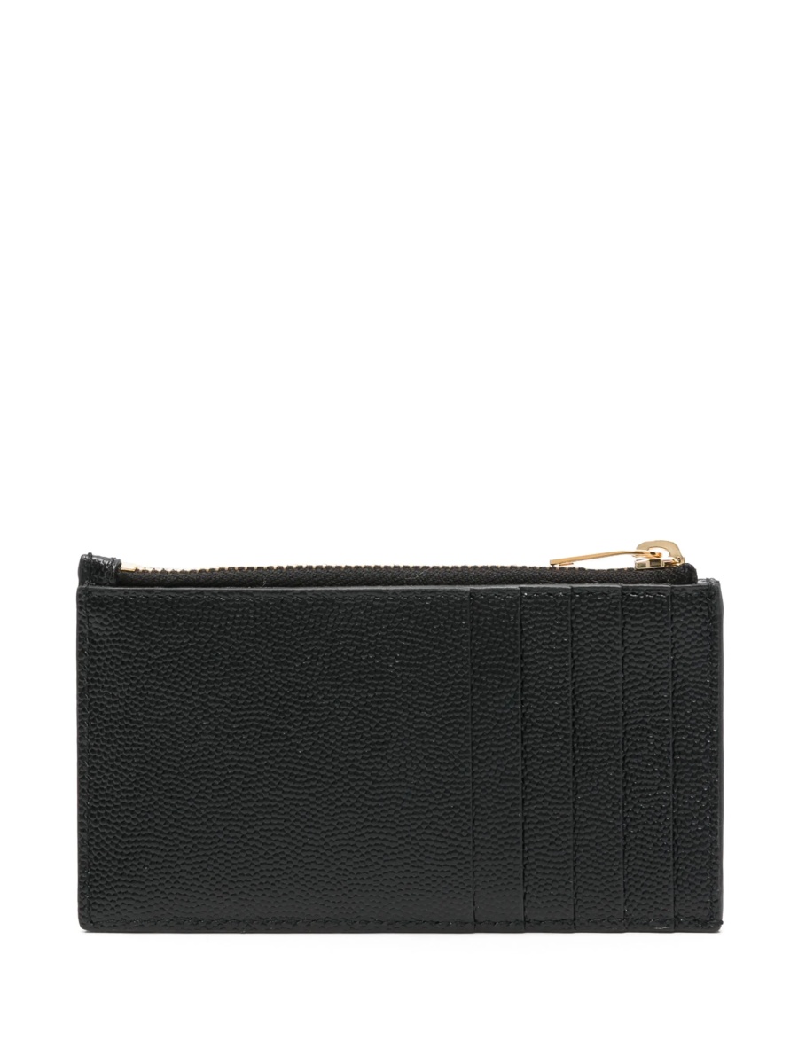 Portofel Saint Laurent negru din piele - Img 2