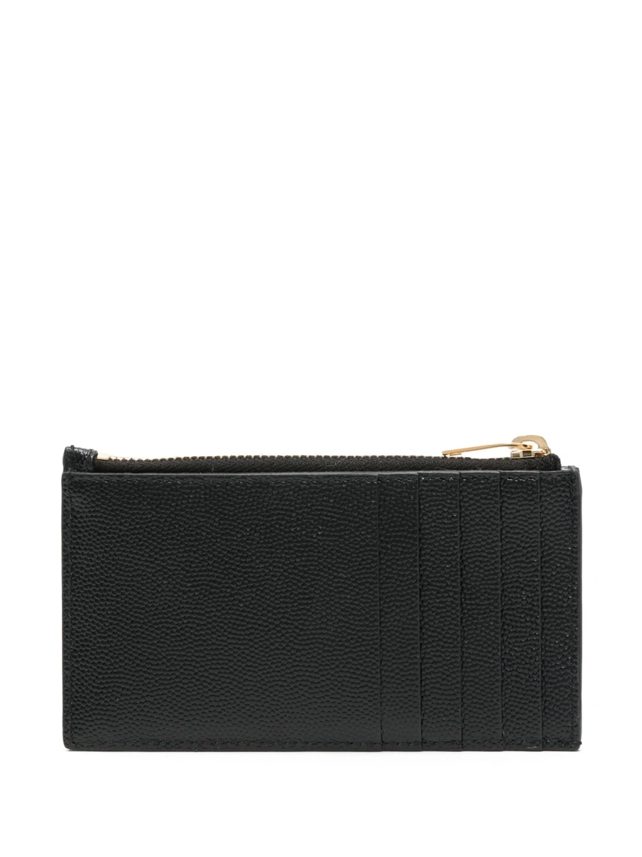 Portofel Saint Laurent negru din piele - Img 2