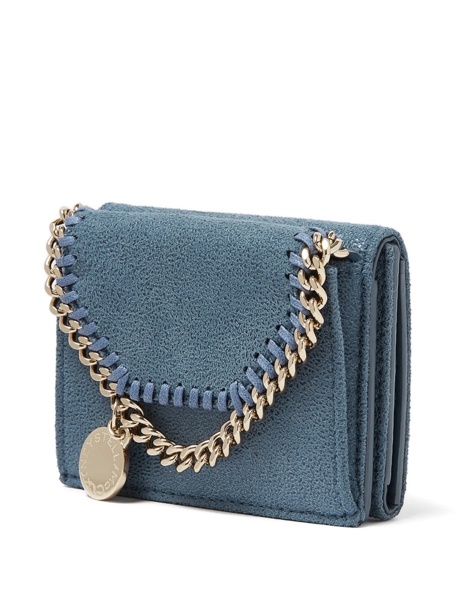 Portofel Stella McCartney falabella albastru din polyester - Img 3