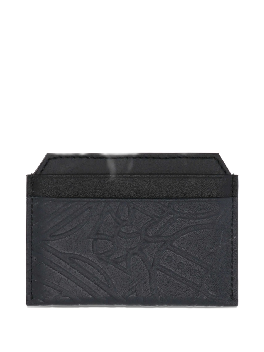 Portofel Vivienne Westwood negru din piele - Img 2