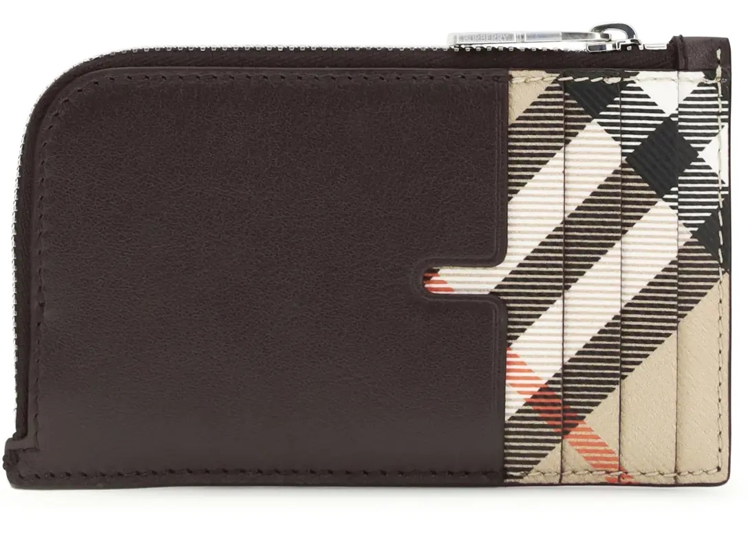 Portofele Check zipped Card Holder - Img 2