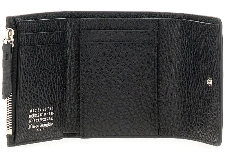 Portofele 'Four Stitches' grain leather wallet - Img 3