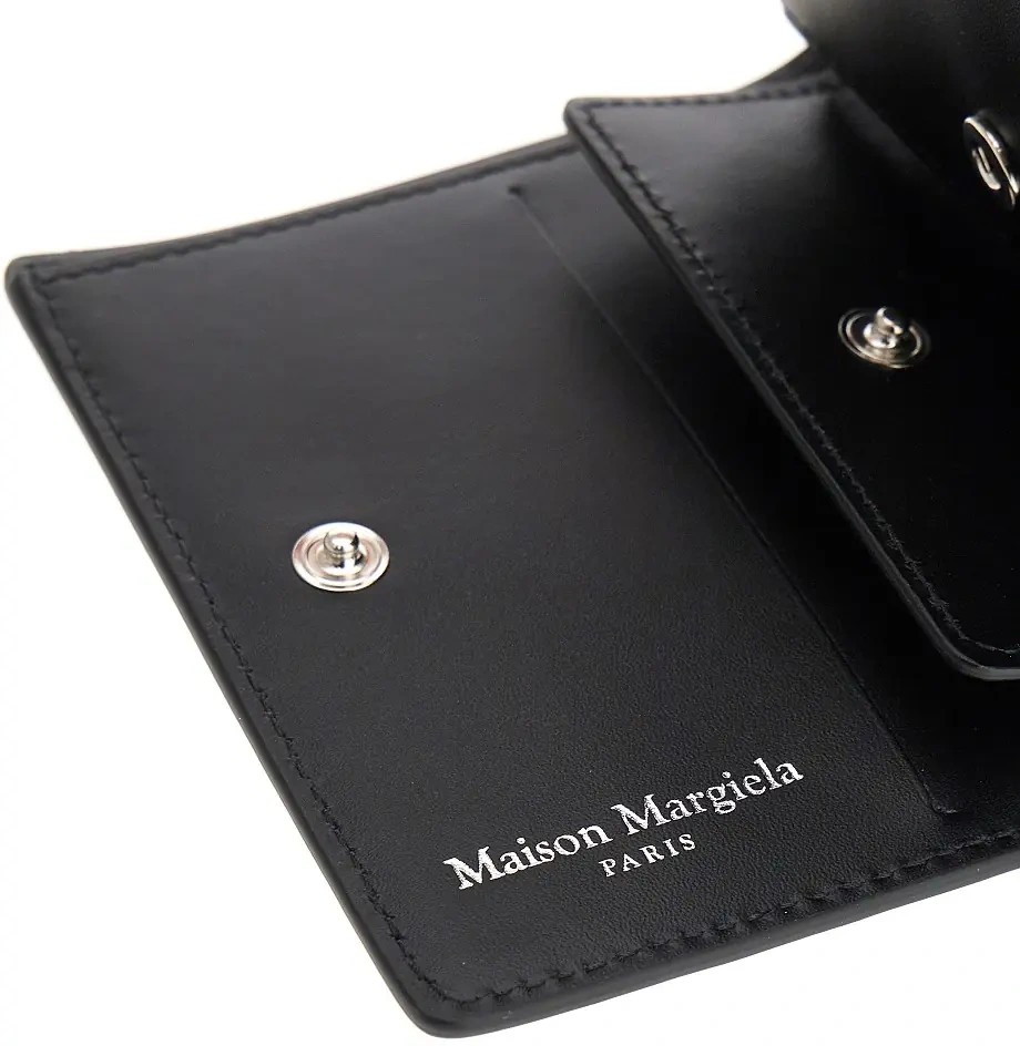 Portofele 'Four Stitches' leather bi-fold wallet - Img 4