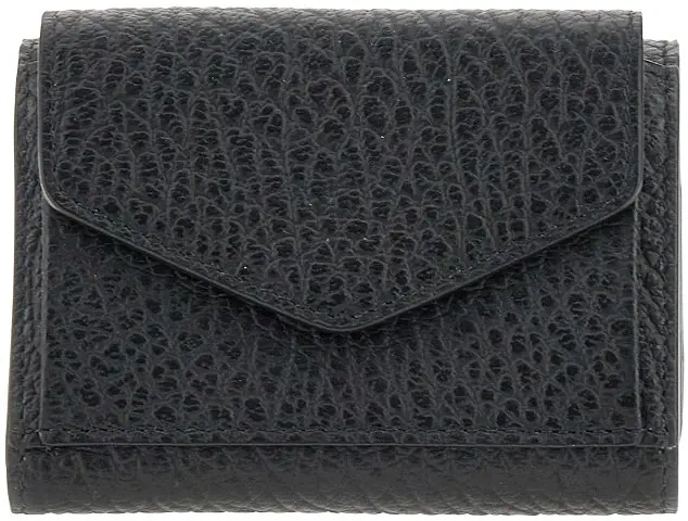 Portofele 'Four Stitches' leather mini wallet - Img 2