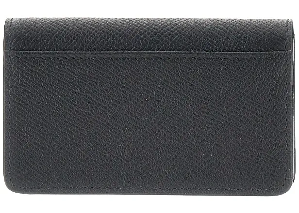 Portofele Grained leather cardholder with flap - Img 2