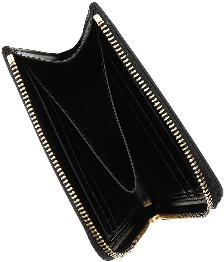 Portofele 'Tangle' leather zippered cardholder - Img 3