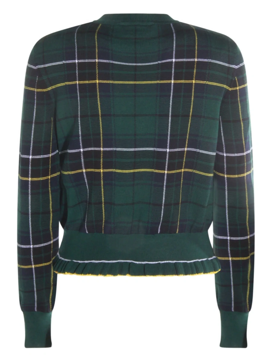 Pulover Alexander McQueen verde din lana - Img 4