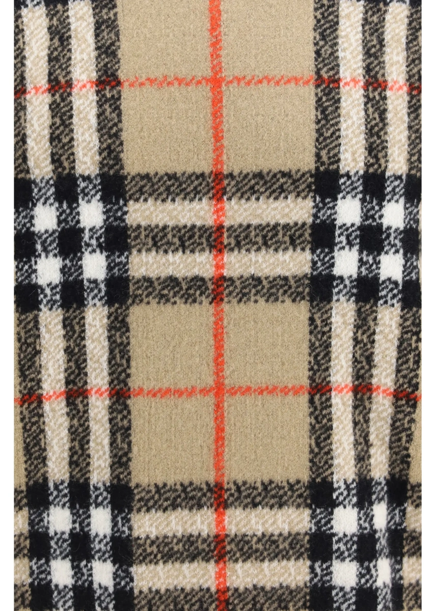 Pulover Burberry 'Check' multicolor din casmir - Img 3
