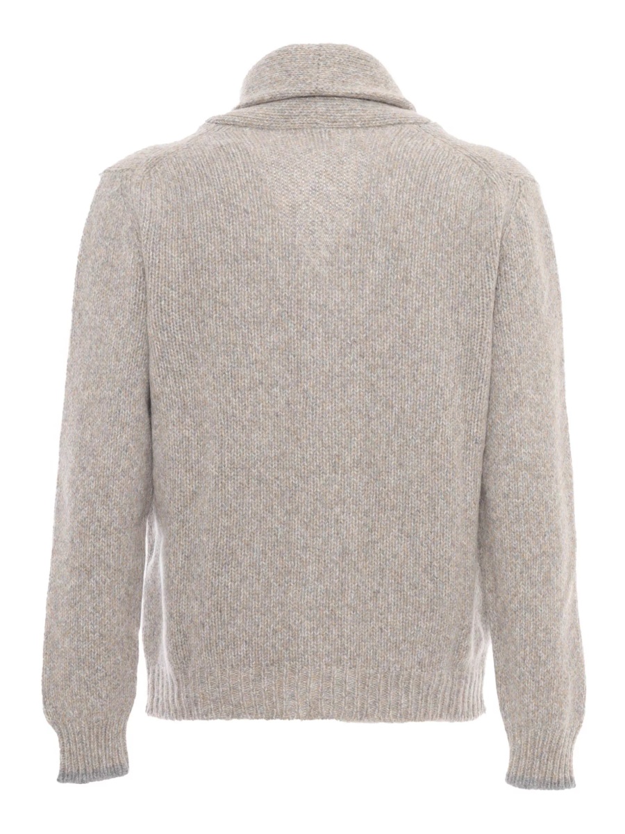 Pulover BUTTON CARDIGAN L/S KNITTED SWEATER MAN - Img 2