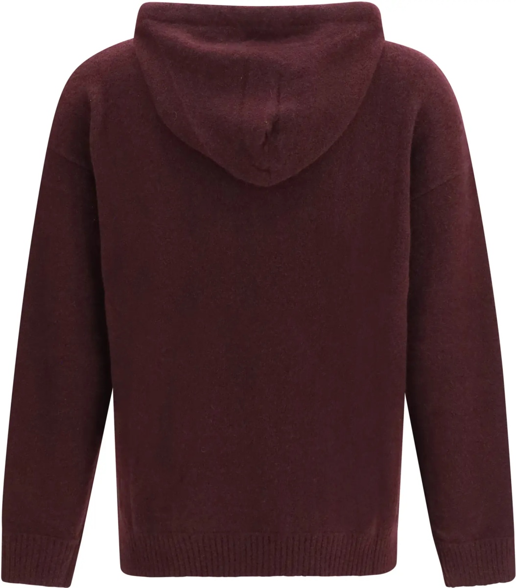 Pulover Cashmere and silk hooded Sweater - Img 2