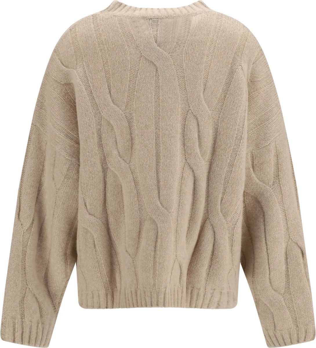 Pulover Cashmere and silk Sweater with voluminous sleeves - Img 2