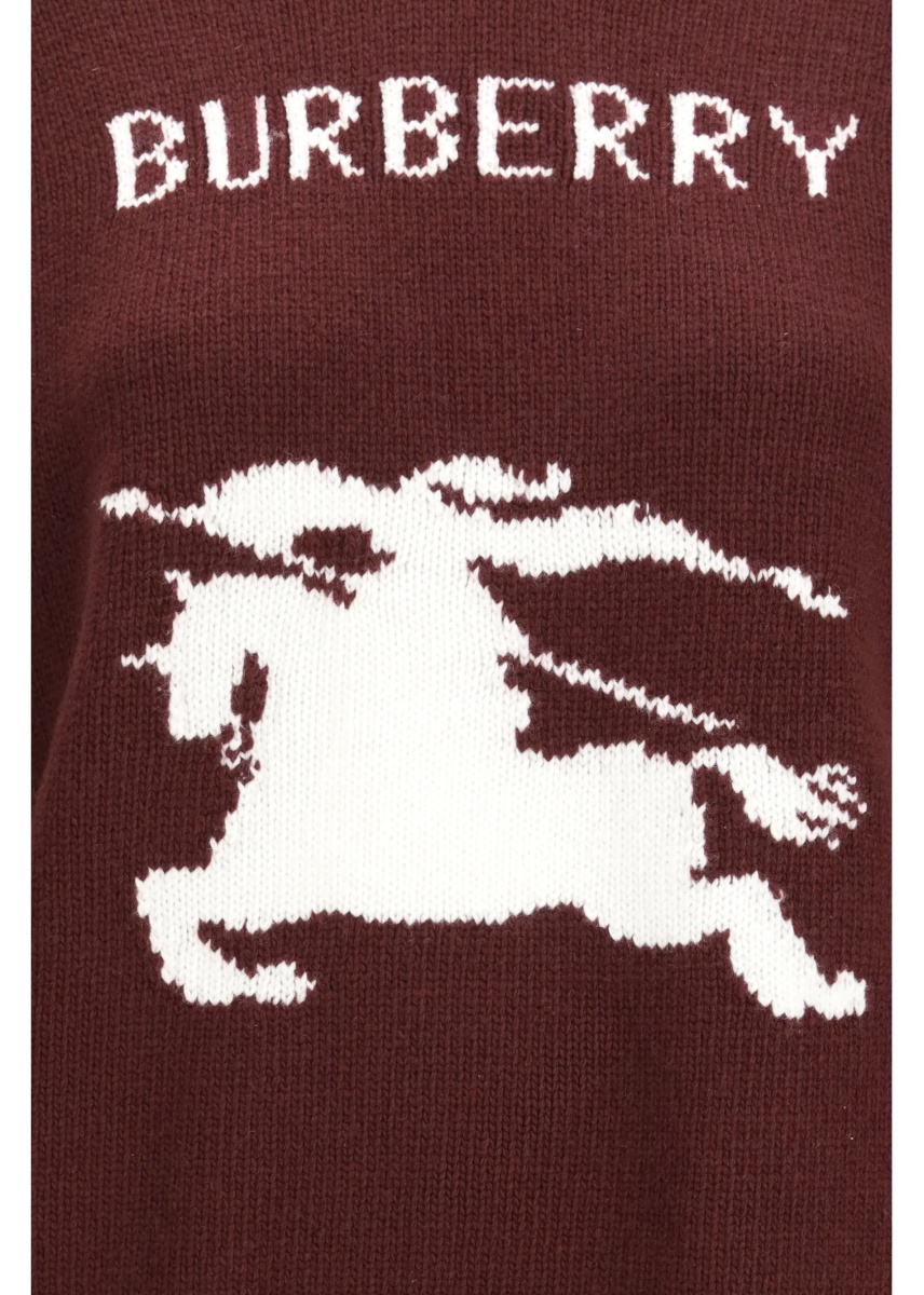 Pulover Cashmere and wool Sweater with Knight motif - Img 3
