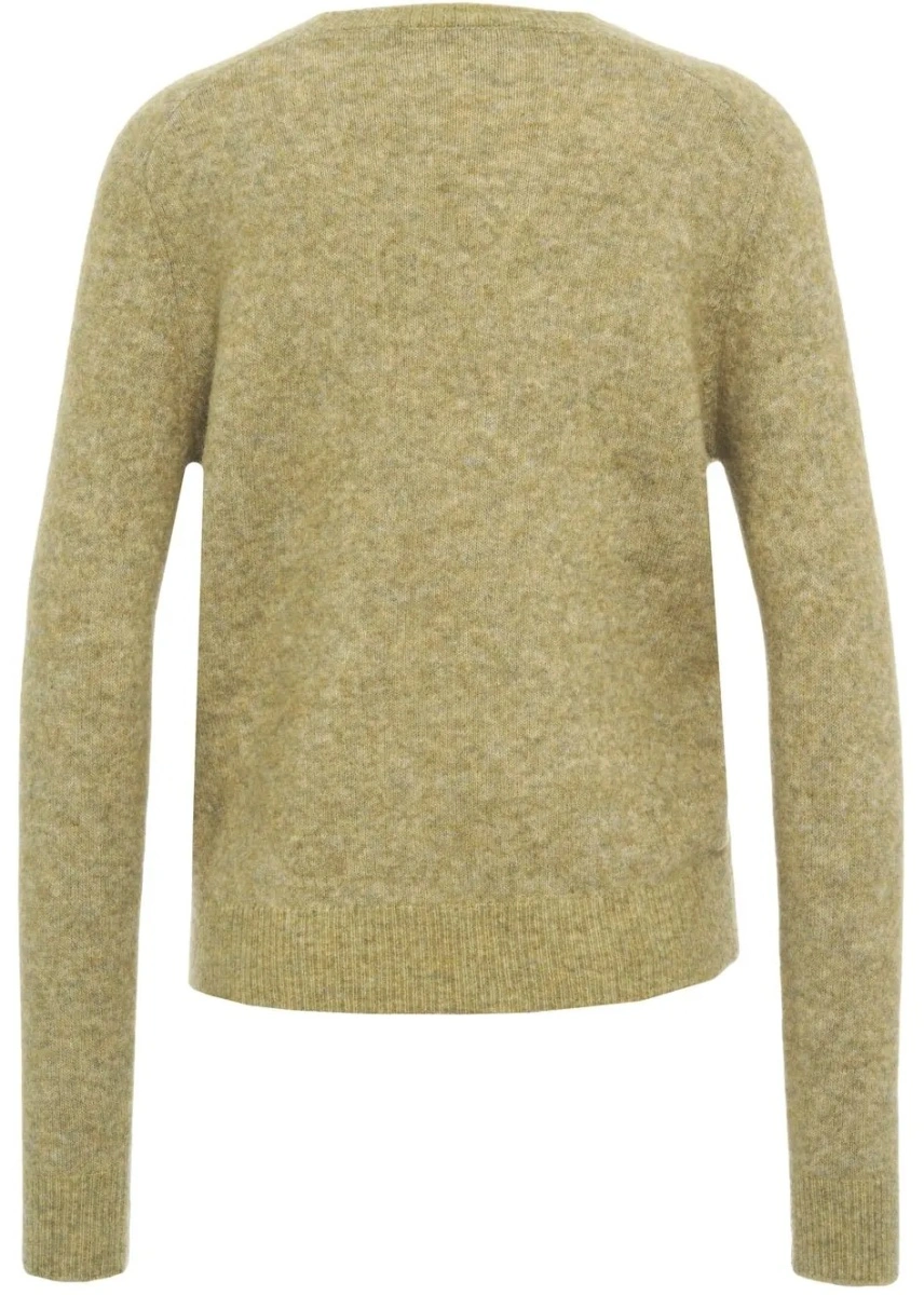 Pulover casual Kaos verde din alpaca si lana - Img 3