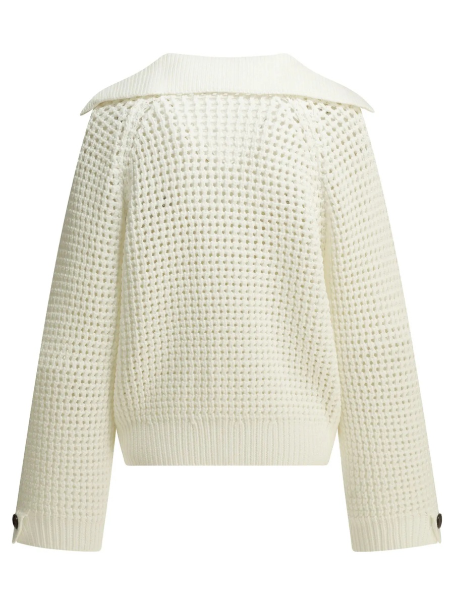 Pulover Cotton V-neck sweater - Img 2