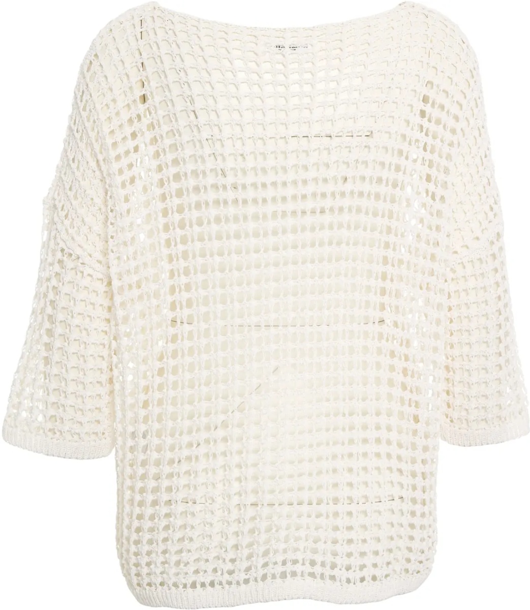 Pulover Crochet knit sweater - Img 3