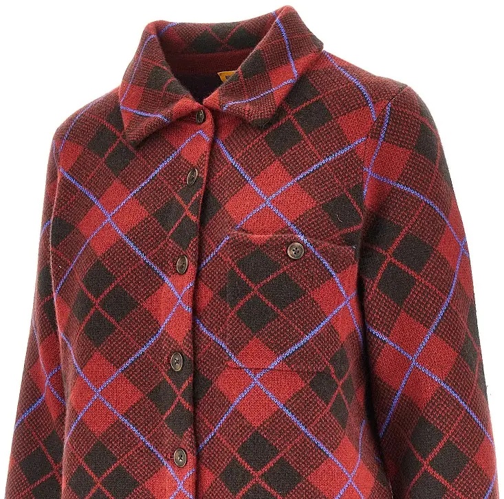 Pulover 'Dylan' check cashmere shirt - Img 2