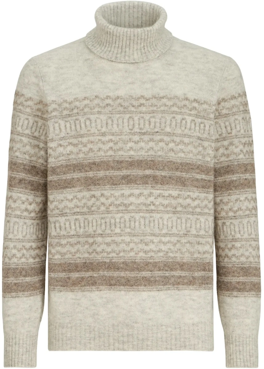 Pulover Fair Isle knit turtleneck Sweater - Img 8
