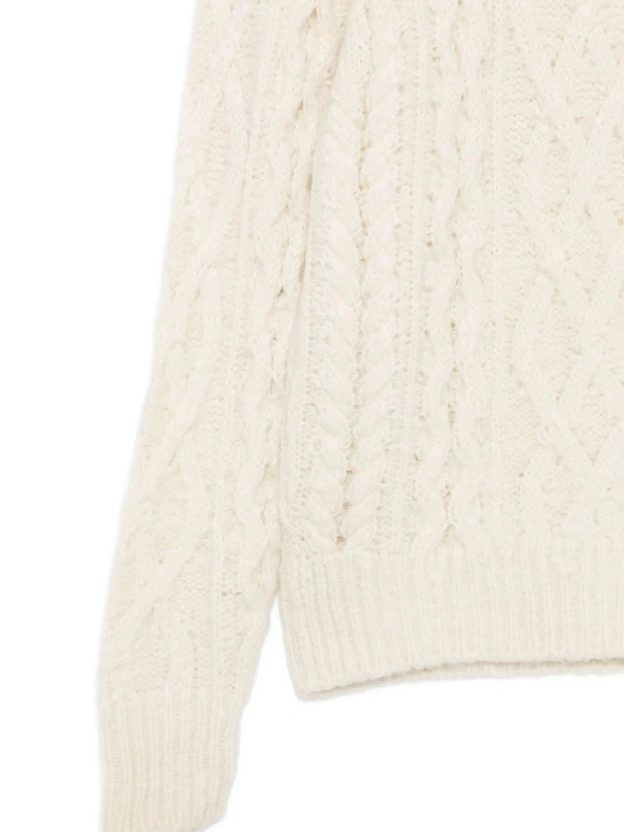 Pulover Isabel Marant alb din lana - Img 5