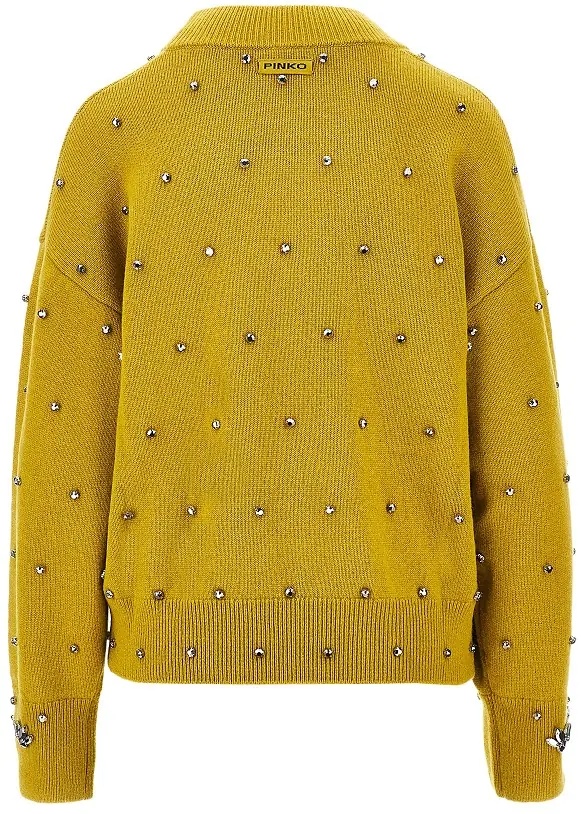 Pulover Jewelled wool and cashmere sweater - Img 3