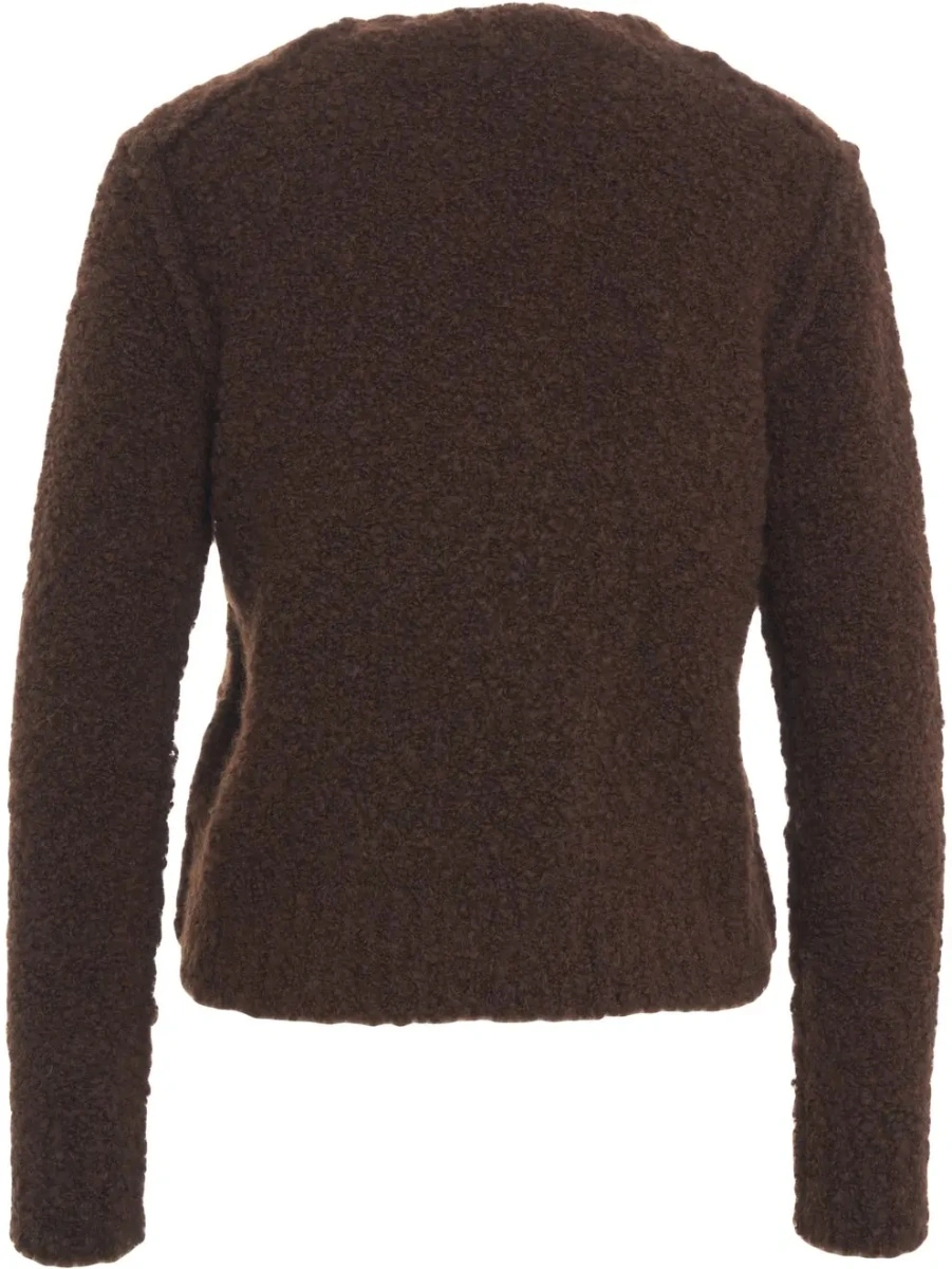 Pulover Jucca maro din alpaca - Img 3
