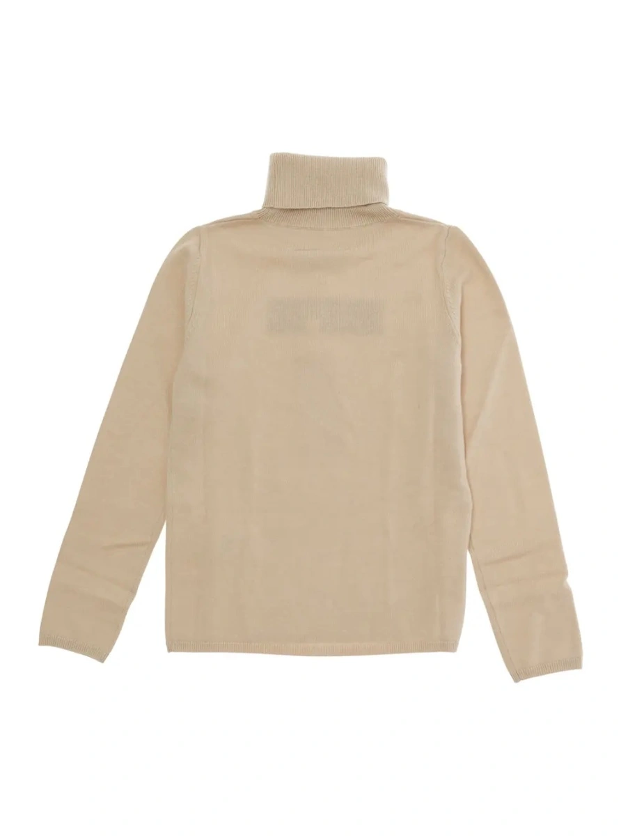 Pulover MM6 MAISON MARGIELA KIDS bej din lana - Img 2