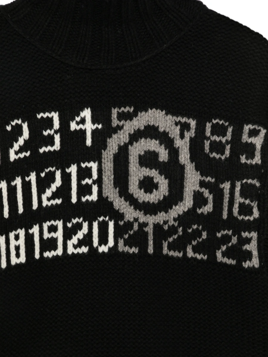 Pulover MM6 Maison Margiela negru - Img 3