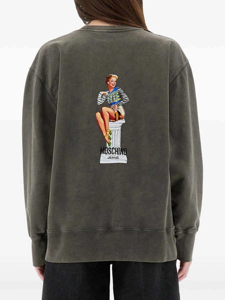 Pulover MOSCHINO JEANS gri - Img 3