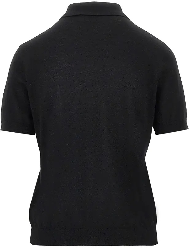 Pulover 'Naara' cashmere knitted polo shirt - Img 3