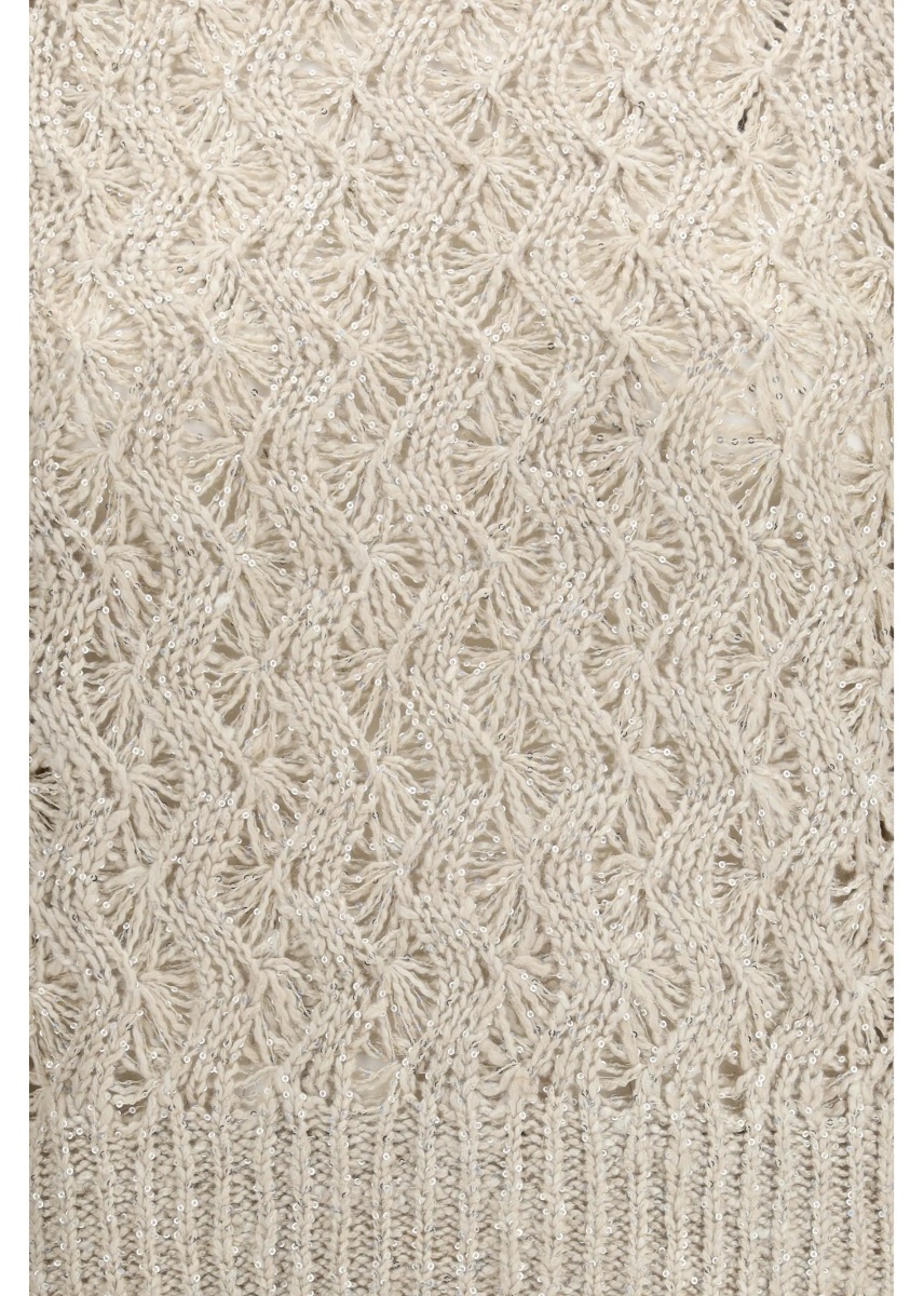 Pulover Open-knit construction Sweater - Img 3