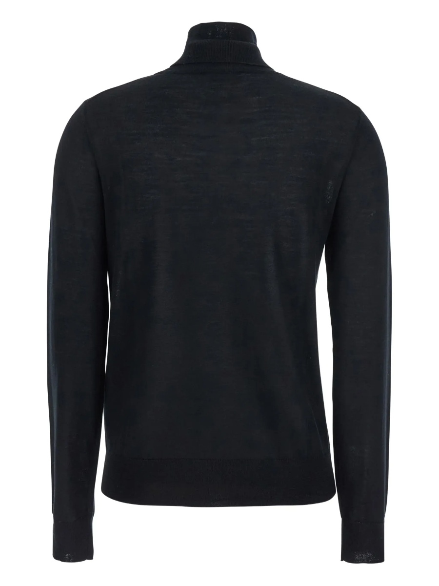 Pulover P.A.R.O.S.H. Black Turtleneck Sweater in Wool Blend Woman - Img 4