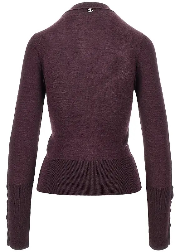 Pulover Silk and merino wool-blend sweater - Img 3