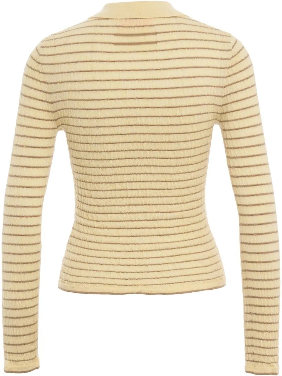 Pulover Sweater 'Smocked L/S Shrunken Polo' - Img 3