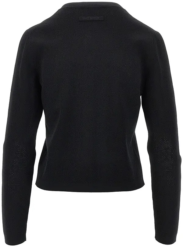 Pulover T Monogram pointelle knit cardigan - Img 3
