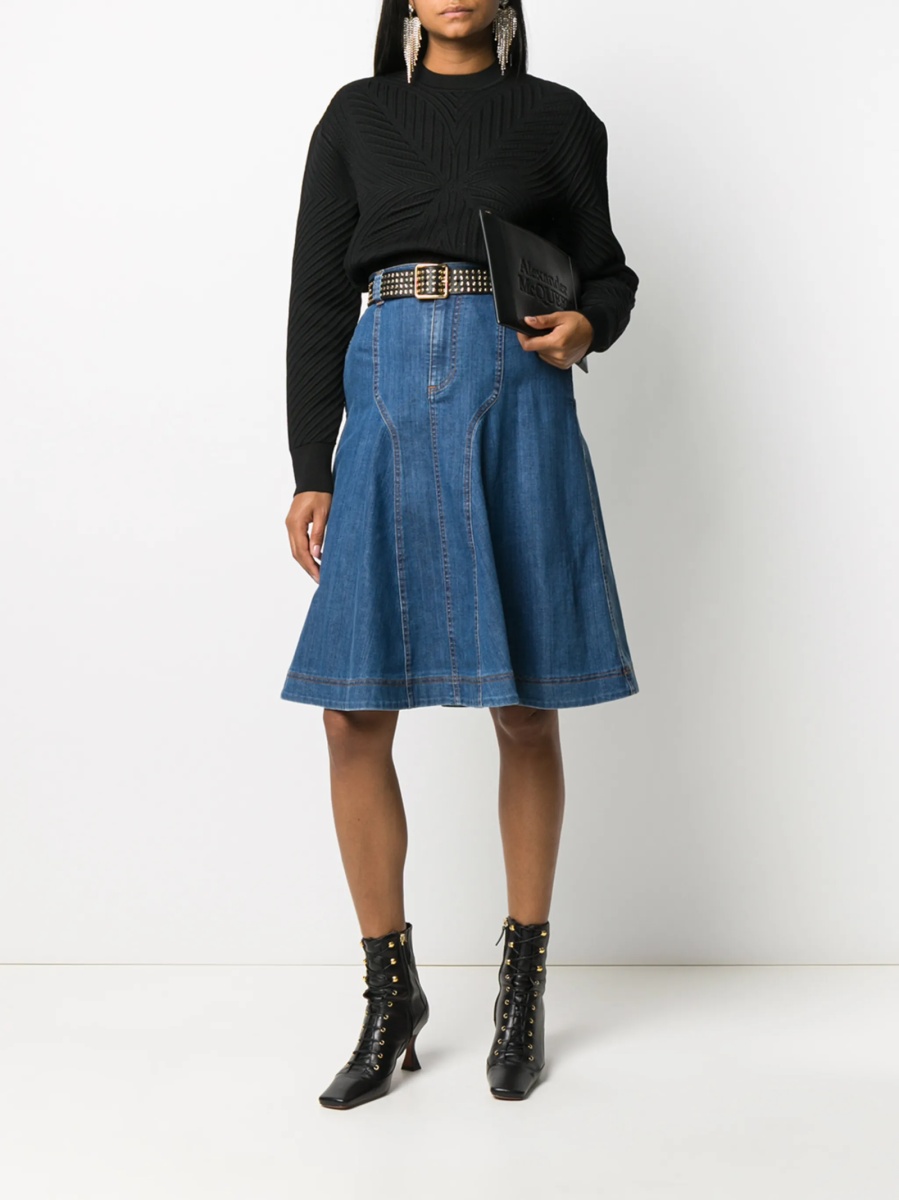 Pulover tricotat Alexander McQueen negru - Img 2