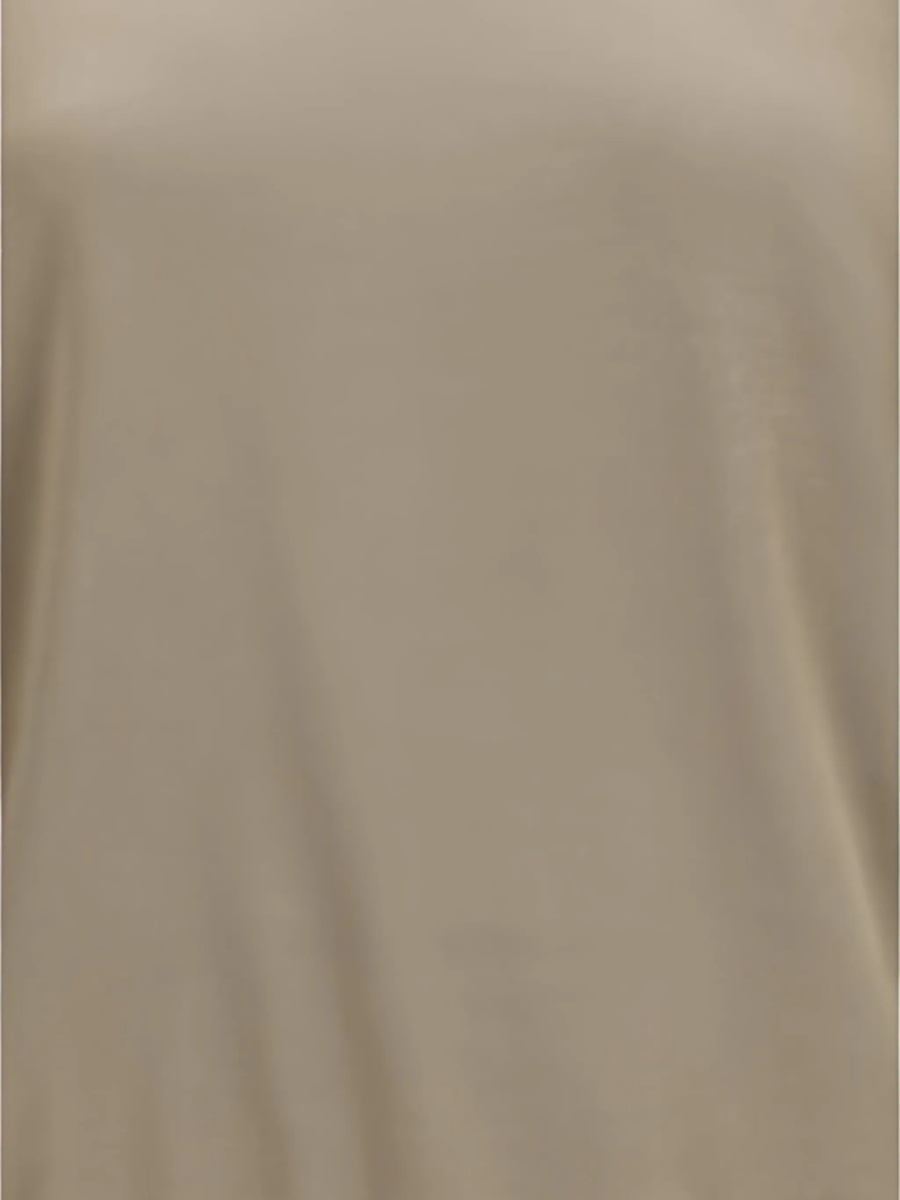 Pulover tricotat Brunello Cucinelli neutru - Img 3