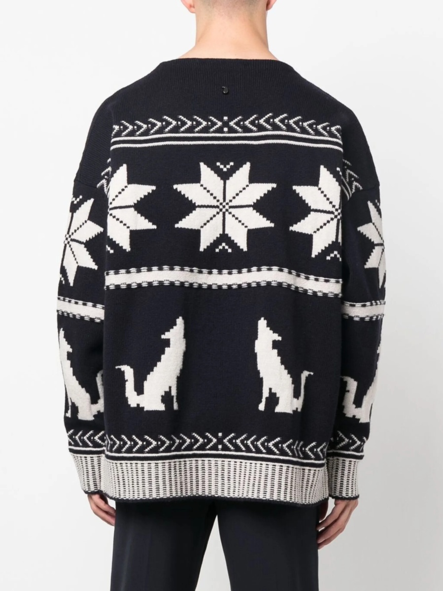 Pulover tricotat ETRO albastru - Img 4