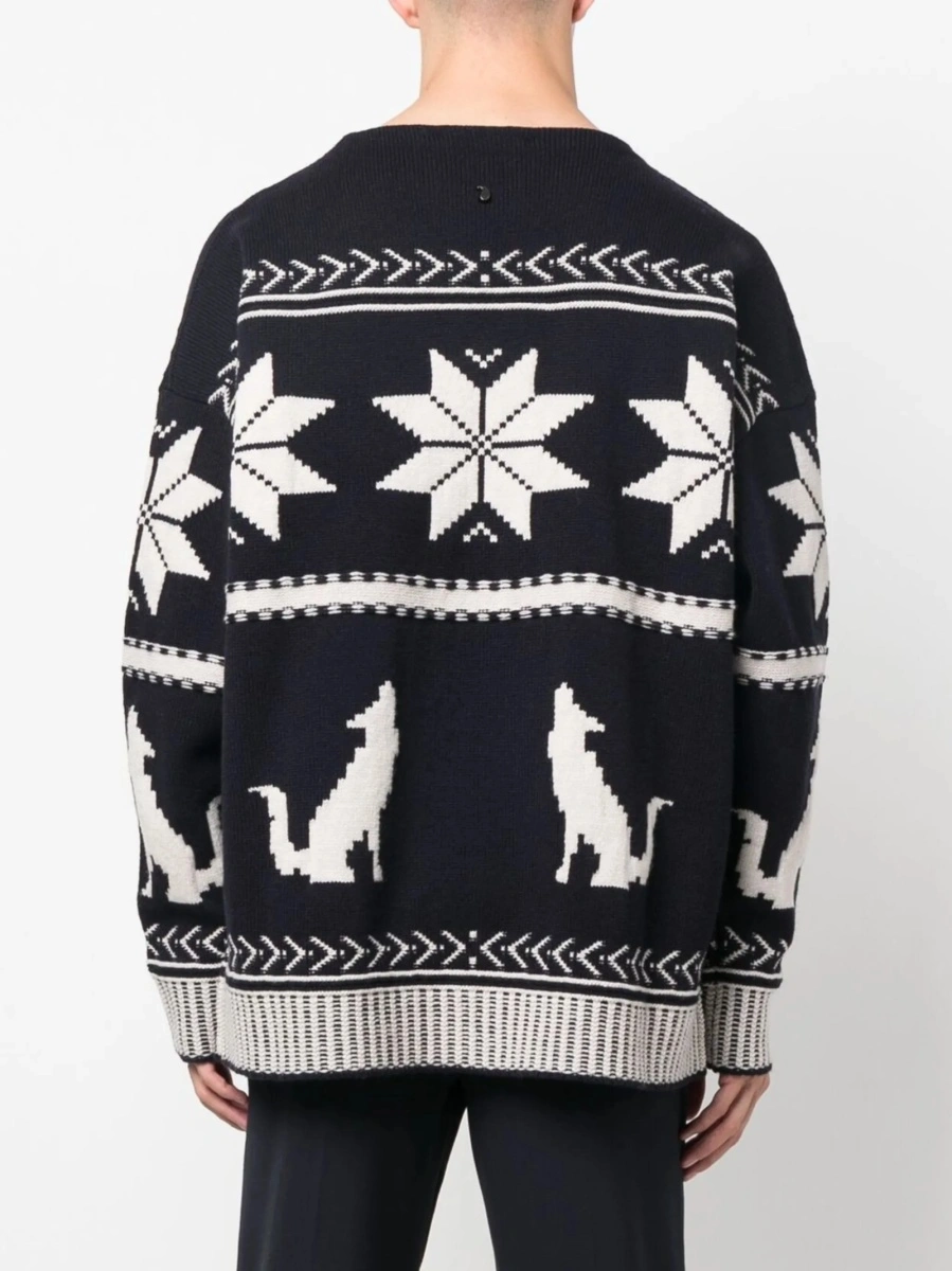 Pulover tricotat ETRO albastru - Img 4