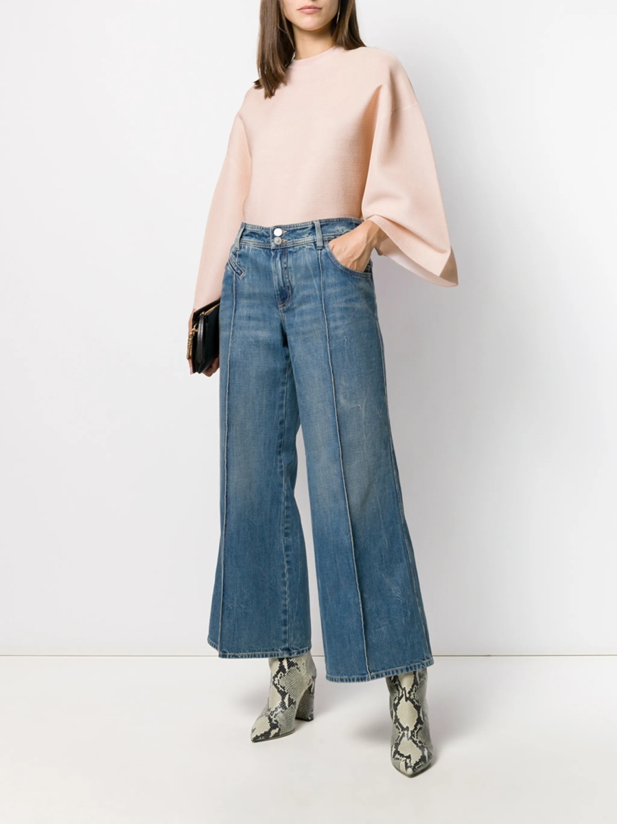 Pulover tricotat Givenchy neutru - Img 2