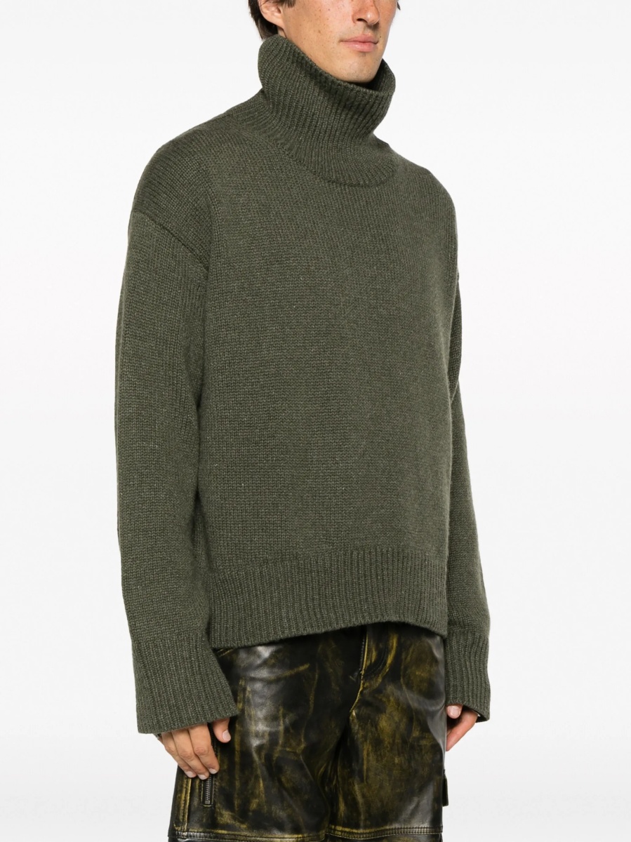 Pulover tricotat Givenchy verde - Img 3