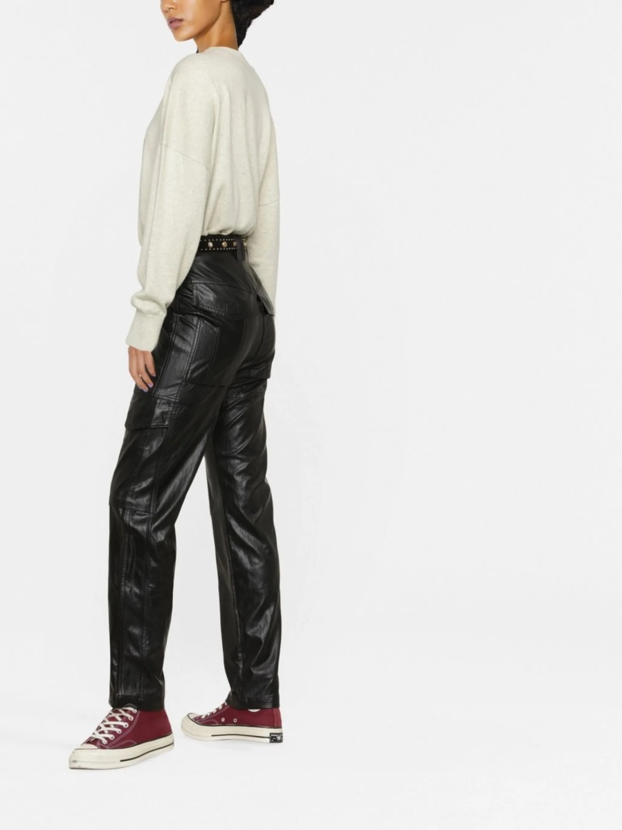 Pulover tricotat ISABEL MARANT ETOILE neutru - Img 3