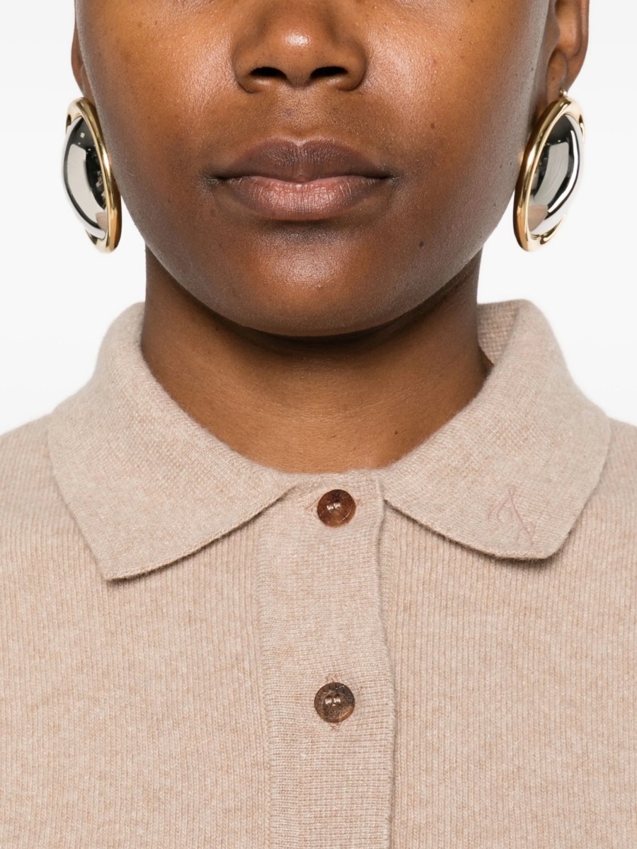 Pulover tricotat JACQUEMUS neutru - Img 5