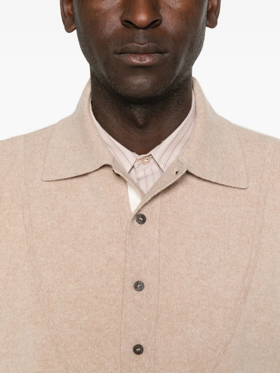Pulover tricotat JACQUEMUS neutru - Img 5