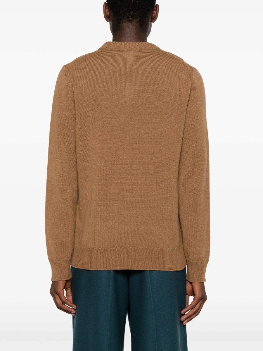 Pulover tricotat Jil Sander maro - Img 4