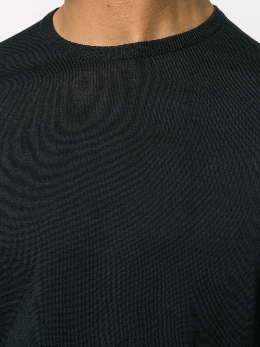 Pulover tricotat John Smedley negru - Img 5