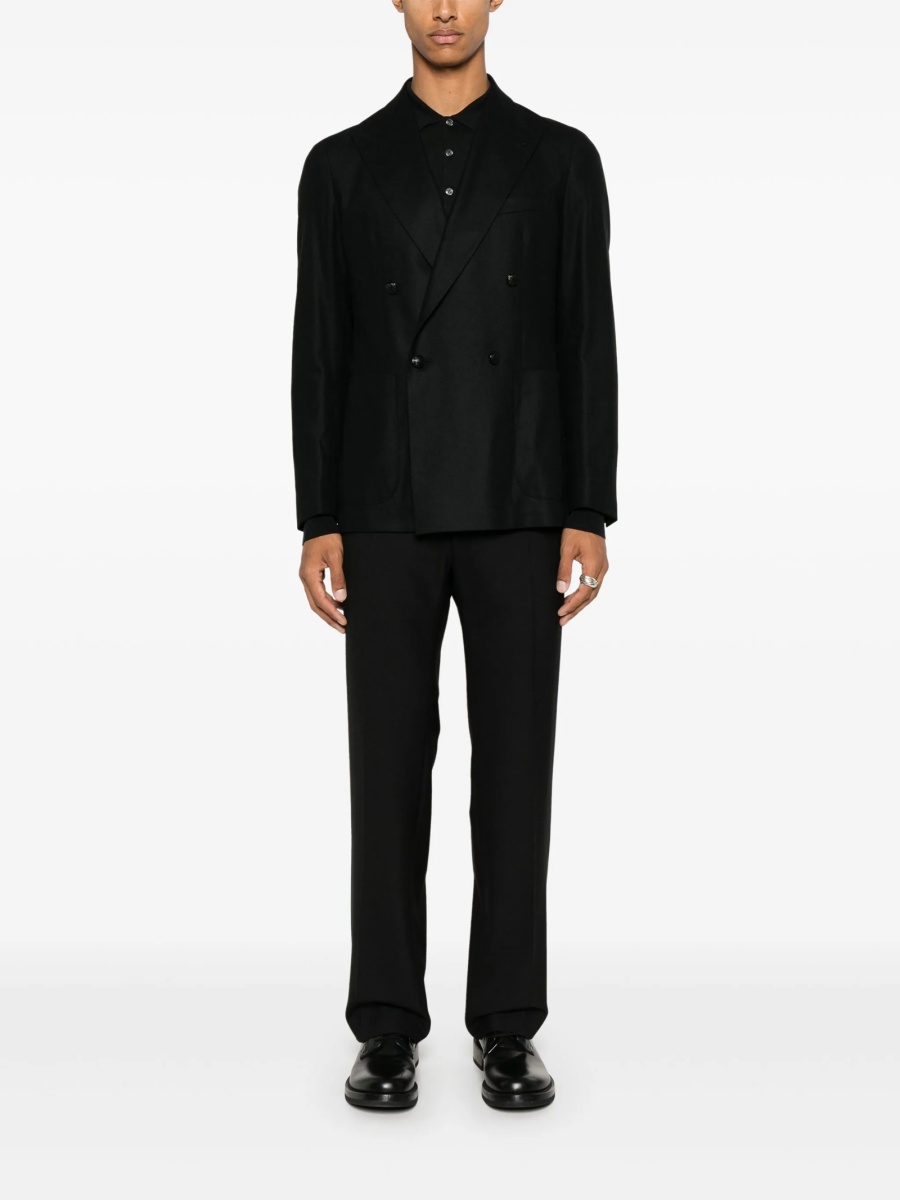 Pulover tricotat John Smedley negru - Img 2