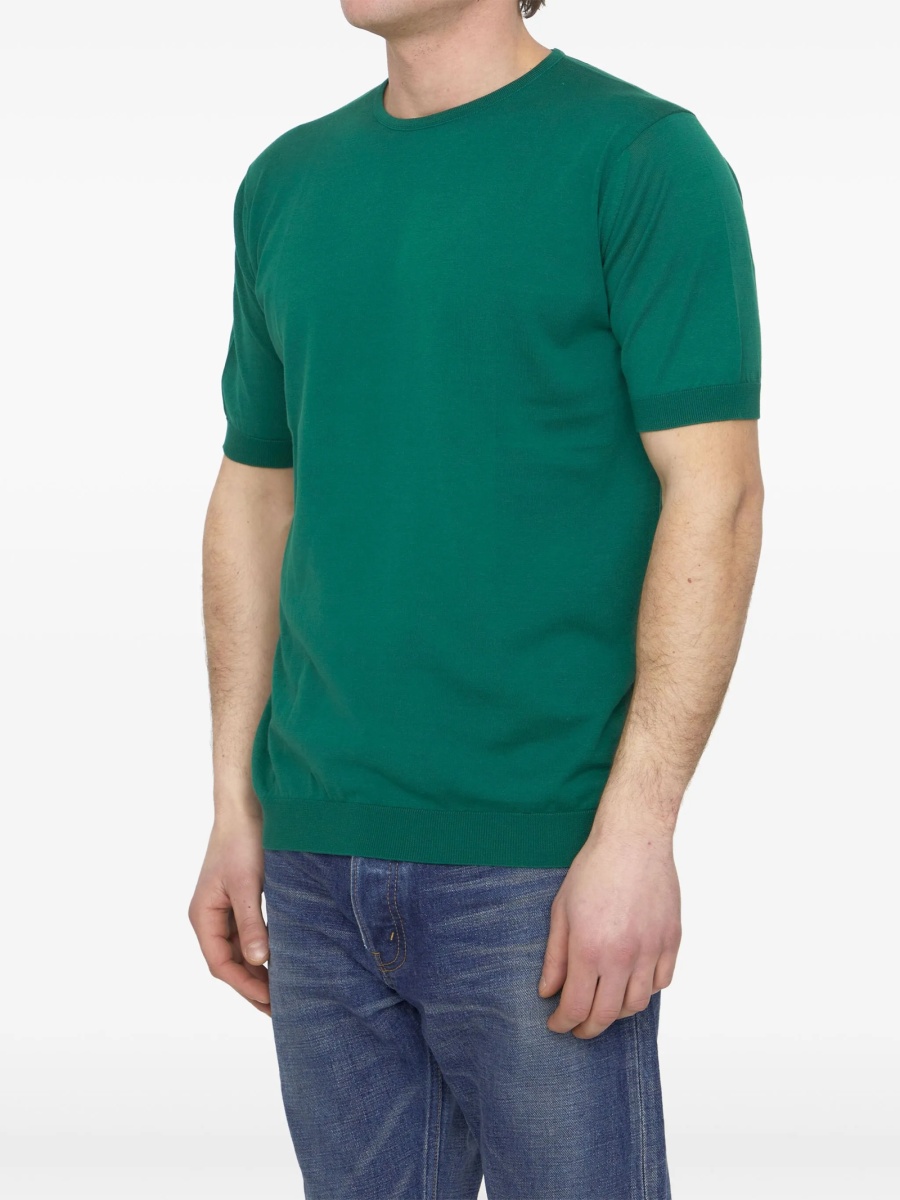 Pulover tricotat John Smedley verde - Img 2