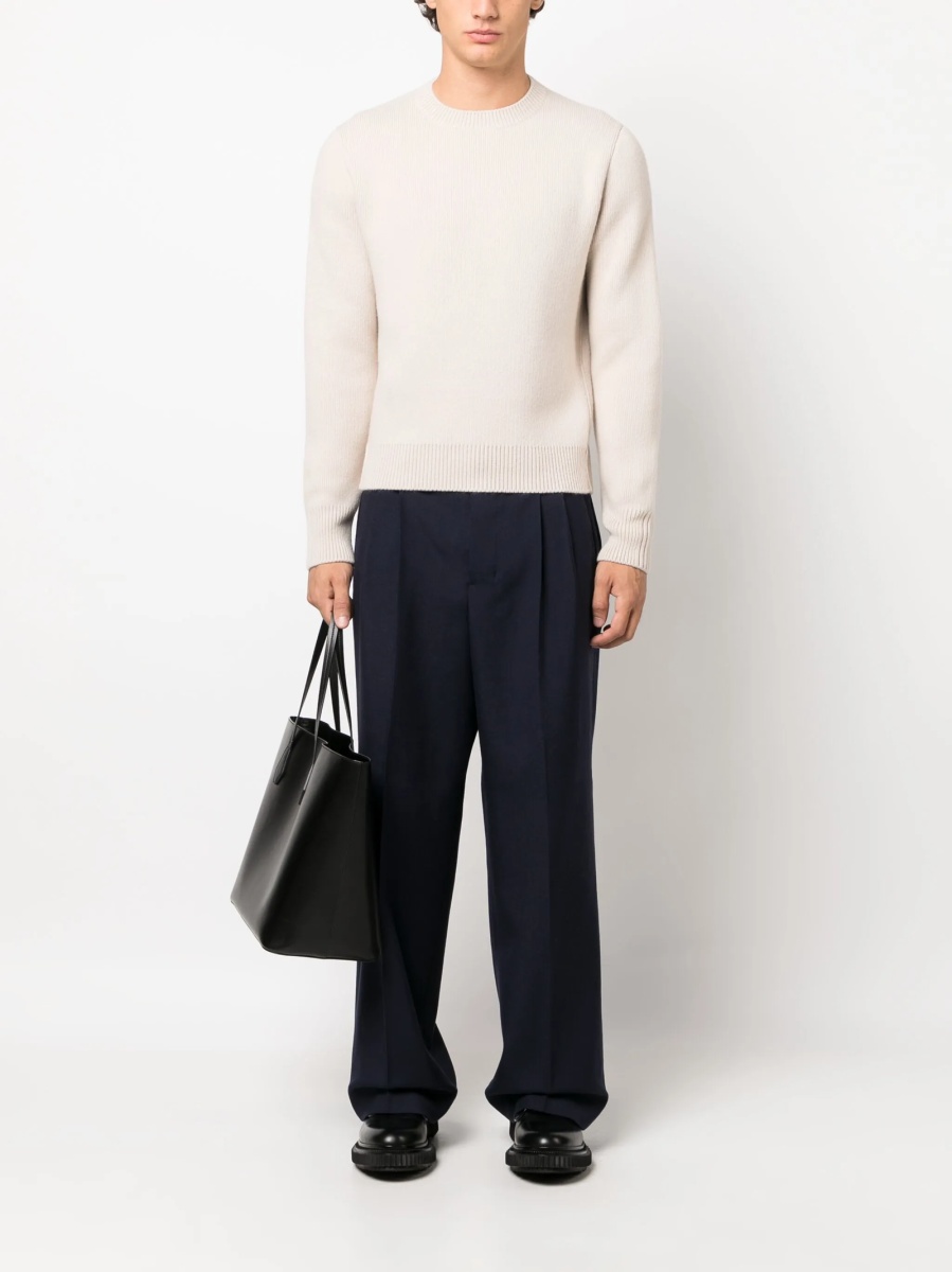 Pulover tricotat Lanvin neutru - Img 2