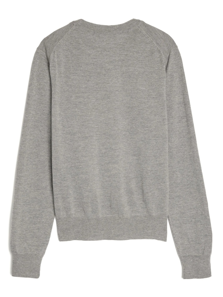 Pulover tricotat MAISON KITSUNÉ gri - Img 2